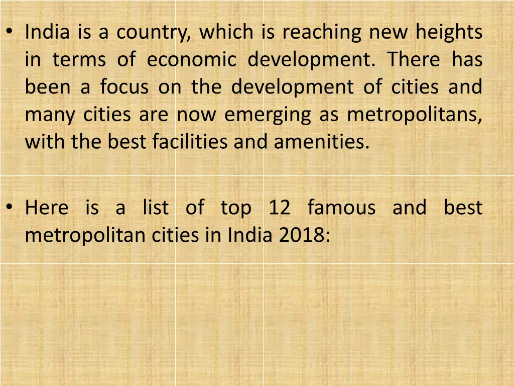 india is a country which is reaching new heights