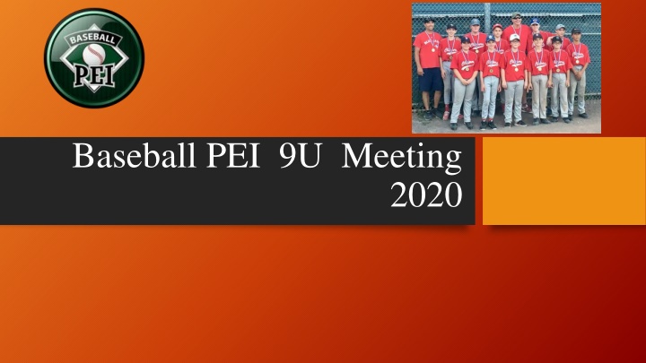 baseball pei 9u meeting