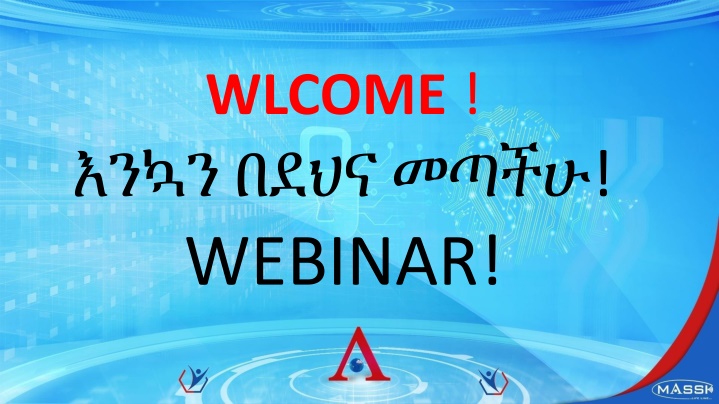 wlcome webinar