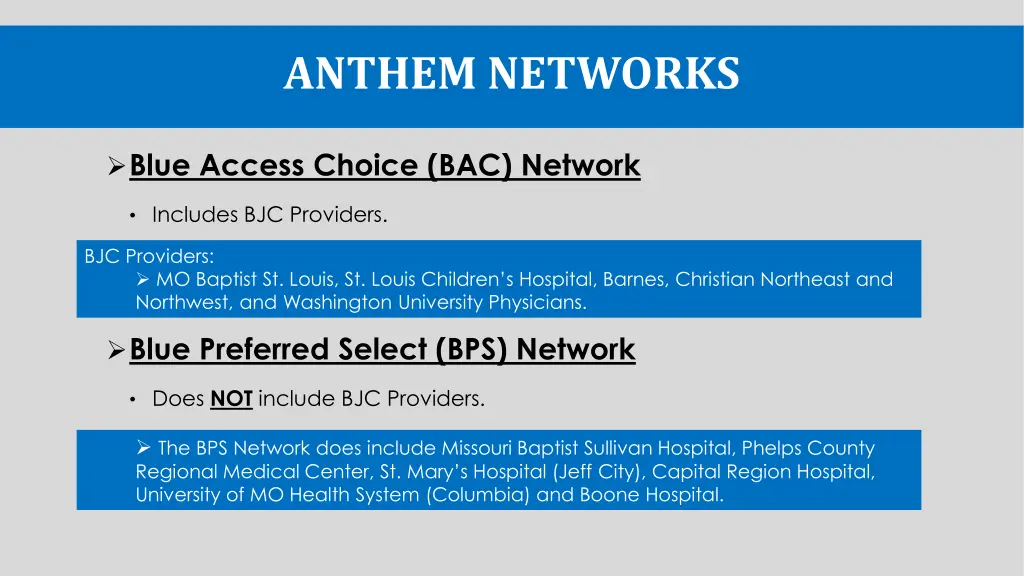 anthem networks