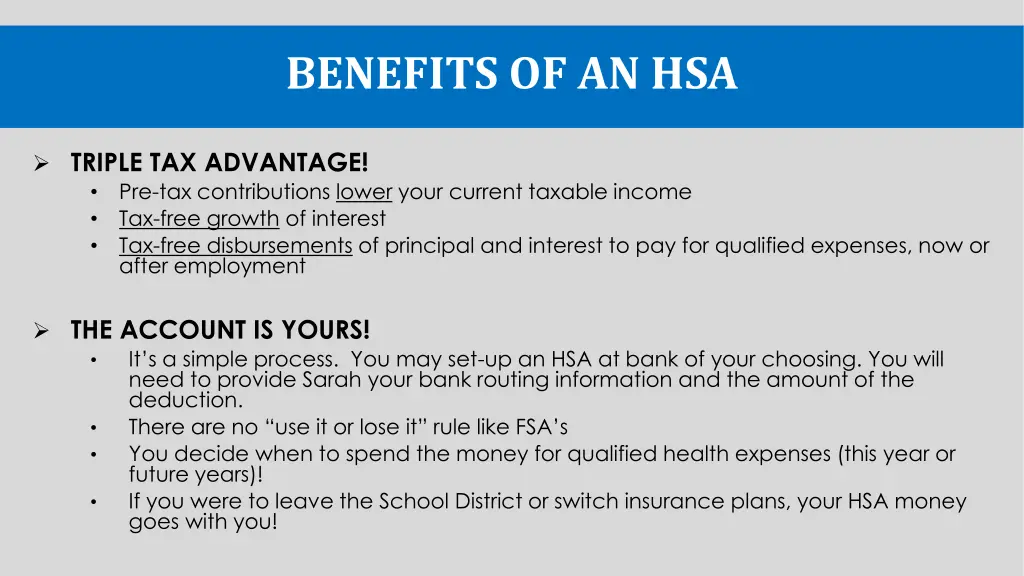 benefits of an hsa