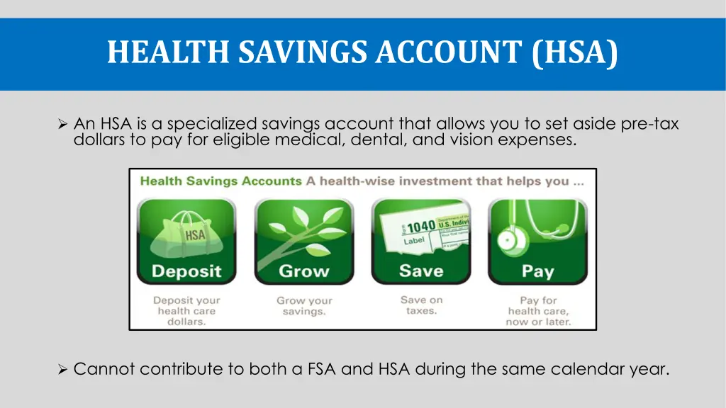 health savings account hsa