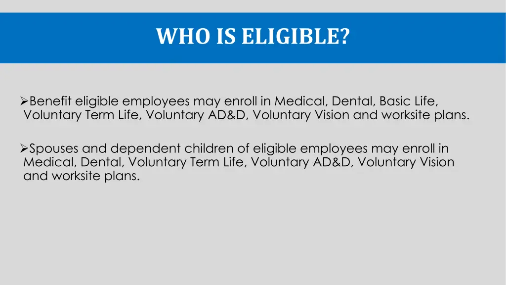 who is eligible