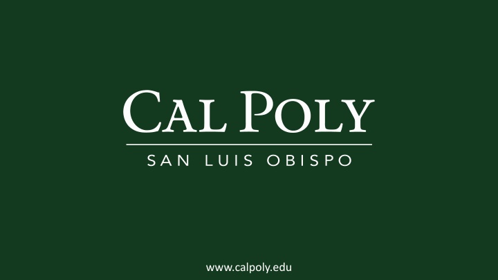 www calpoly edu