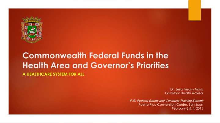 commonwealth federal funds in the health area