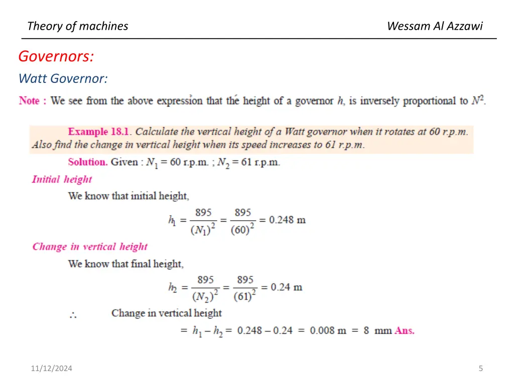 theory of machines 4