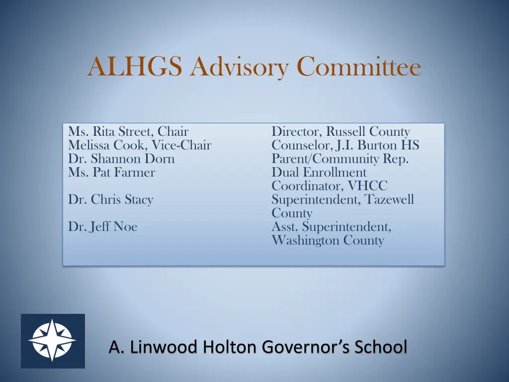 alhgs advisory committee