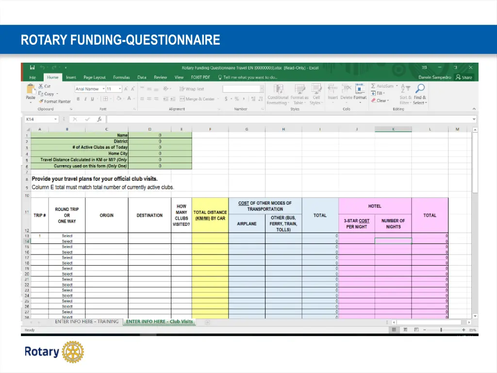 rotary funding questionnaire 1