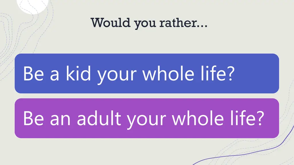 would you rather