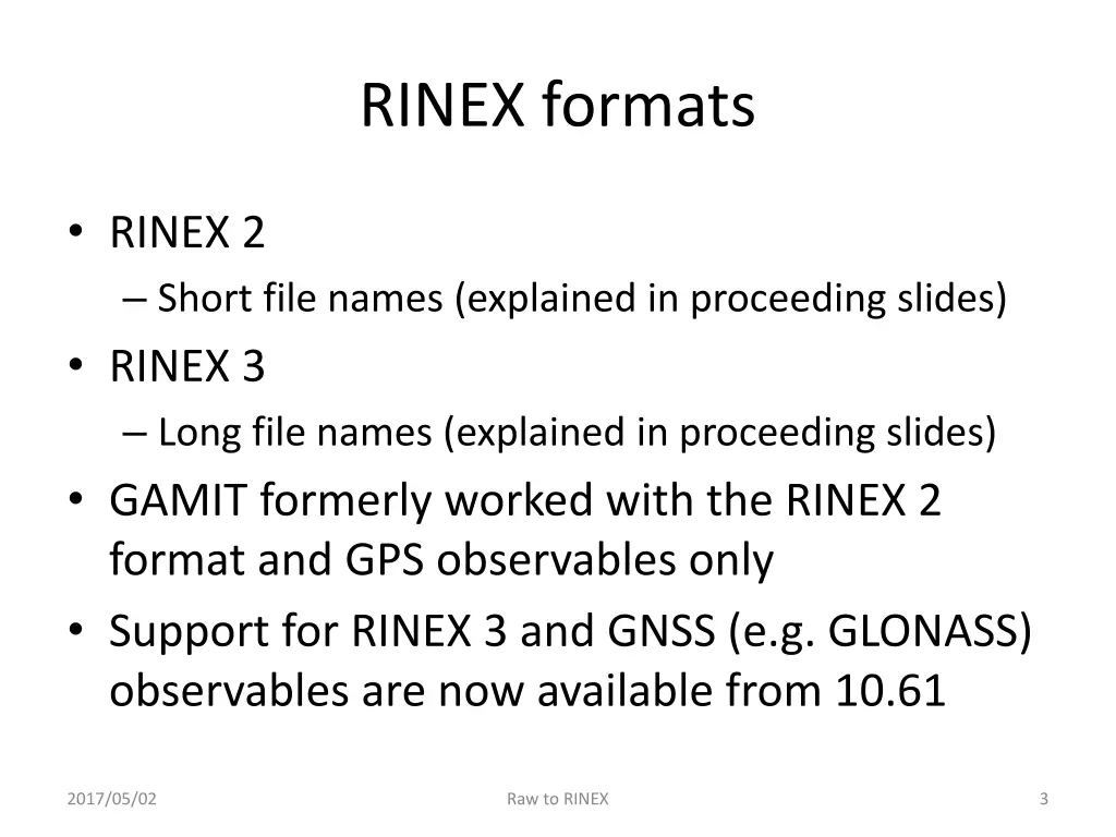 rinex formats