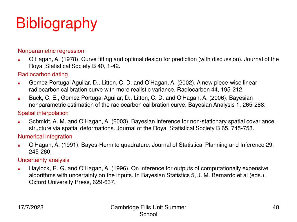 bibliography