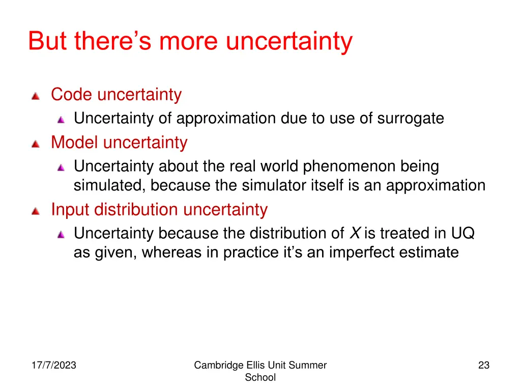 but there s more uncertainty