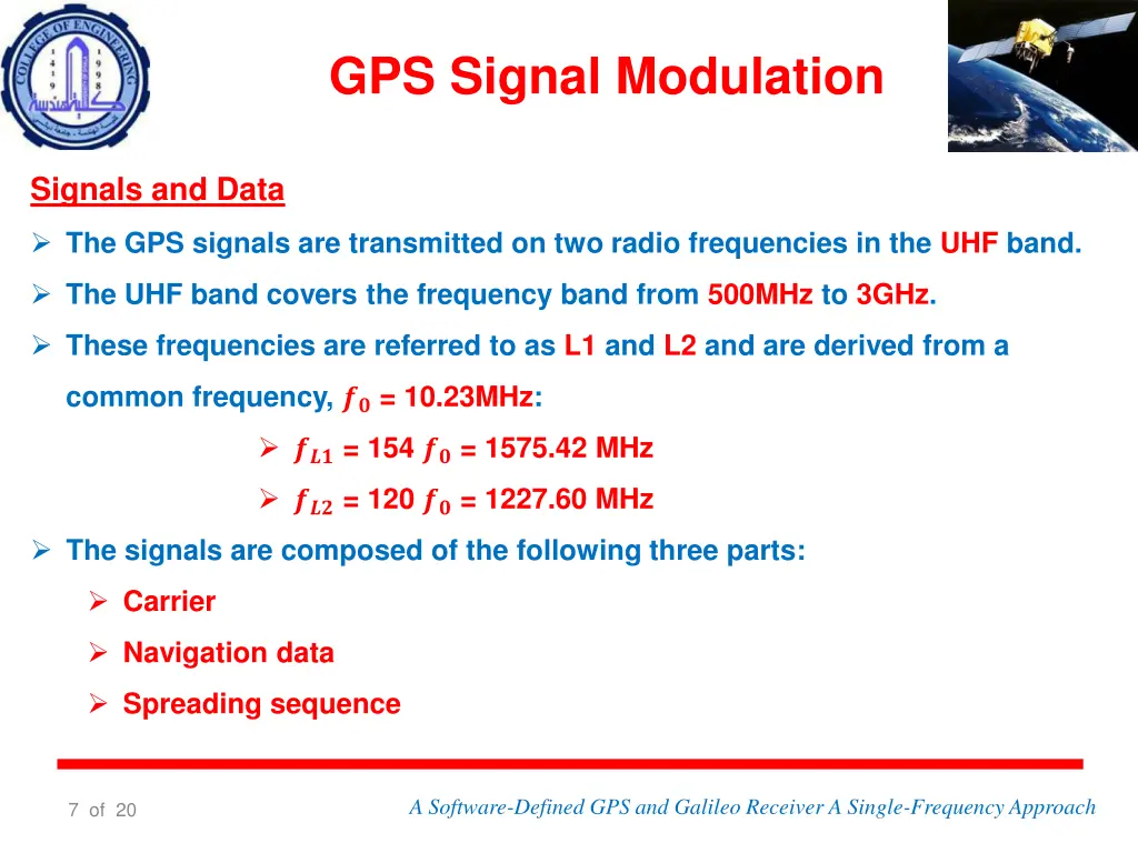 gps signal modulation