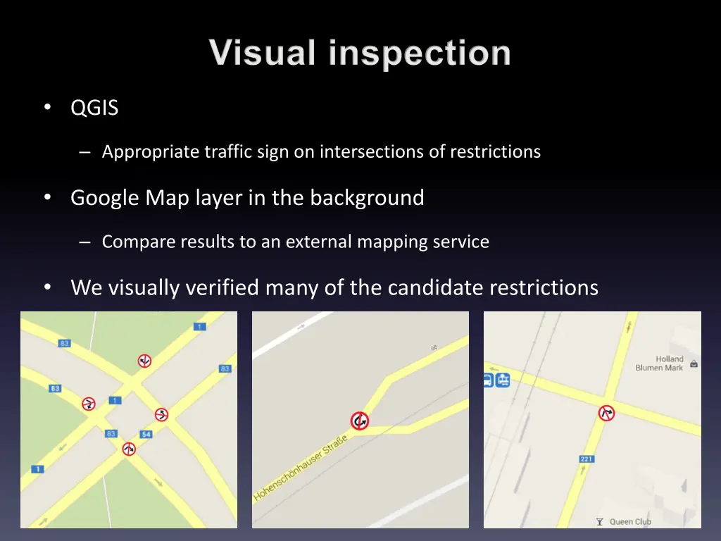 visual inspection