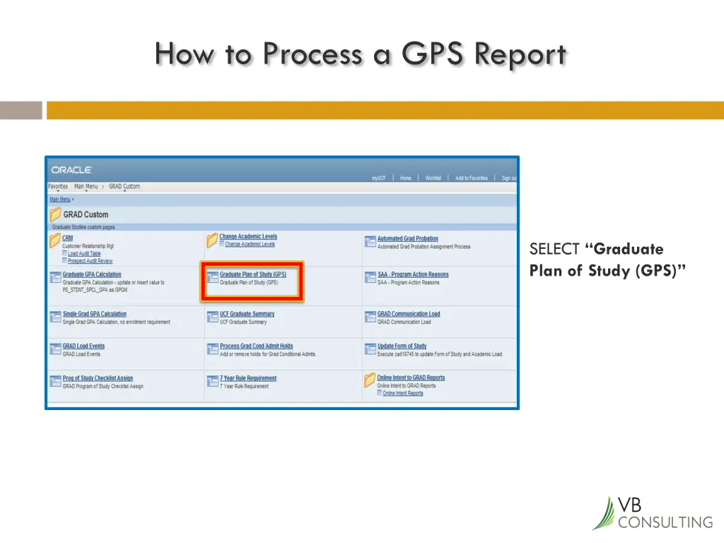 how to process a gps report 5