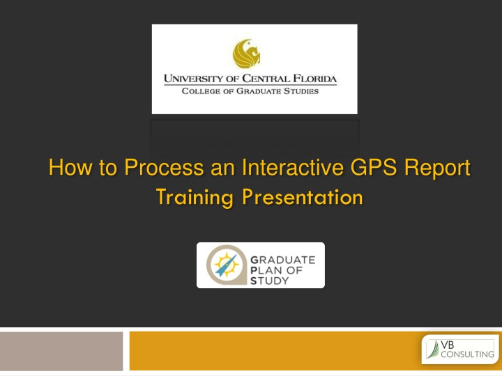 how to process an interactive gps report training