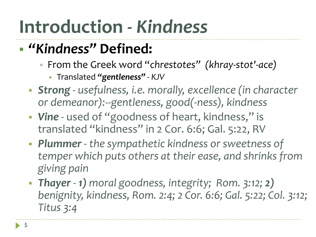 introduction kindness kindness defined from