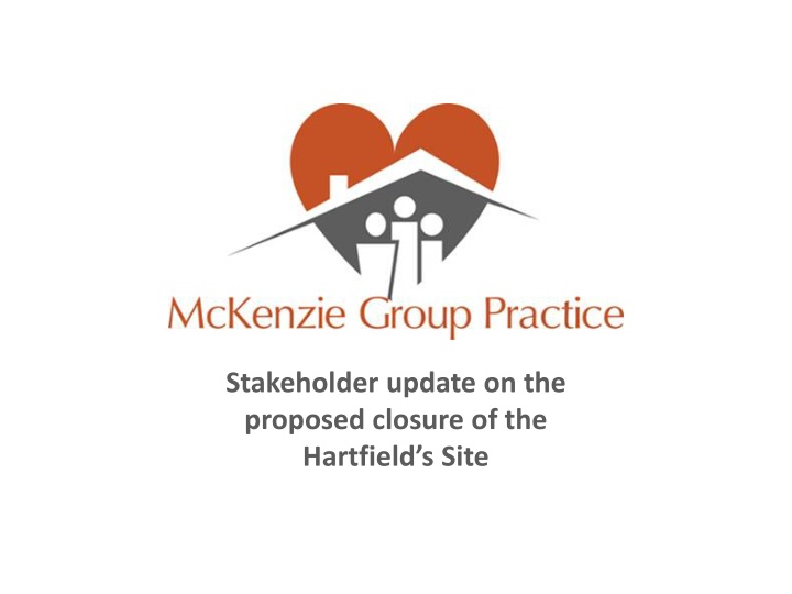 stakeholder update on the proposed closure