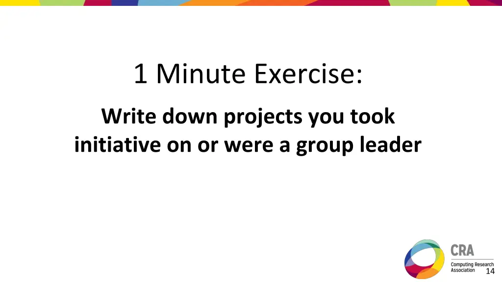 1 minute exercise 2