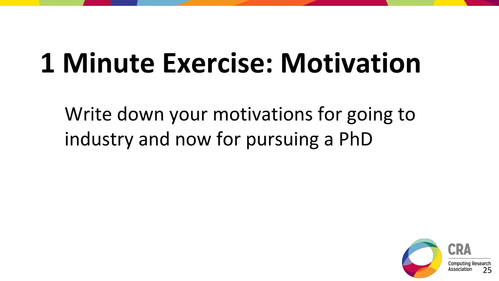 1 minute exercise motivation