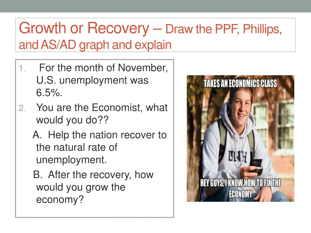 growth or recovery draw the ppf phillips