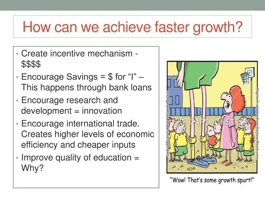 how can we achieve faster growth