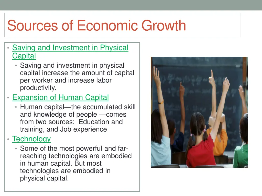 sources of economic growth