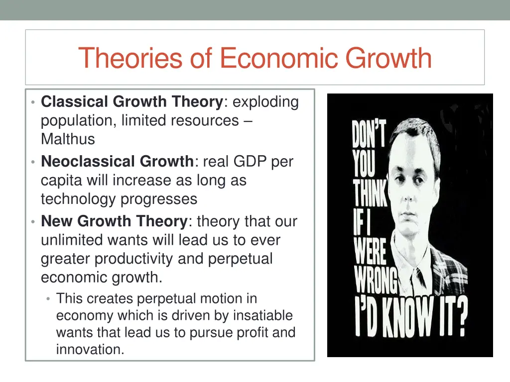 theories of economic growth