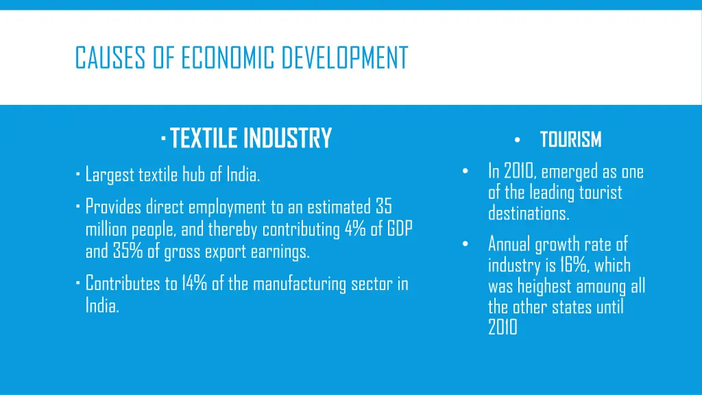 causes of economic development