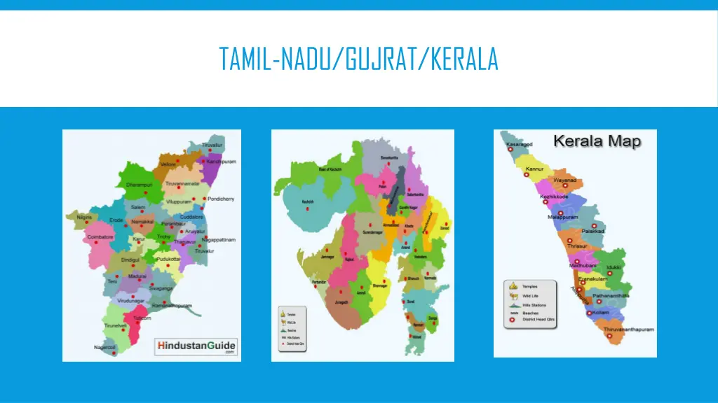 tamil nadu gujrat kerala