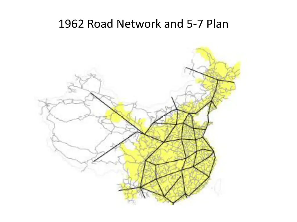 1962 road network and 5 7 plan