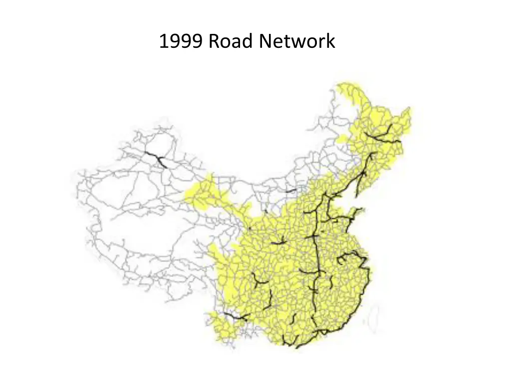 1999 road network