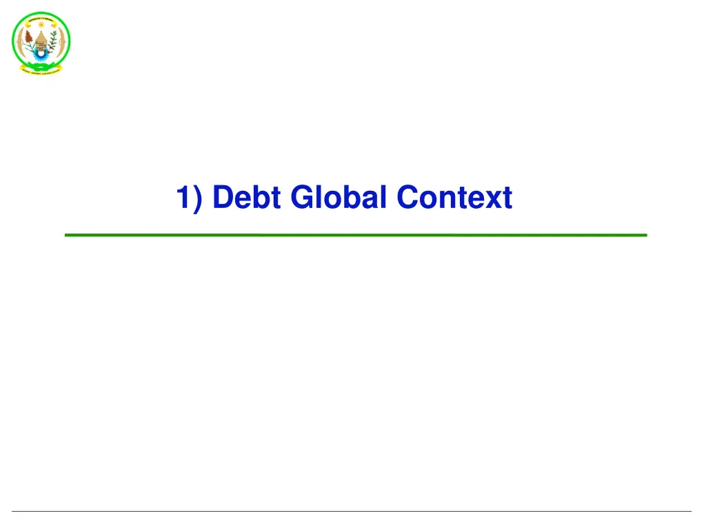 1 debt global context