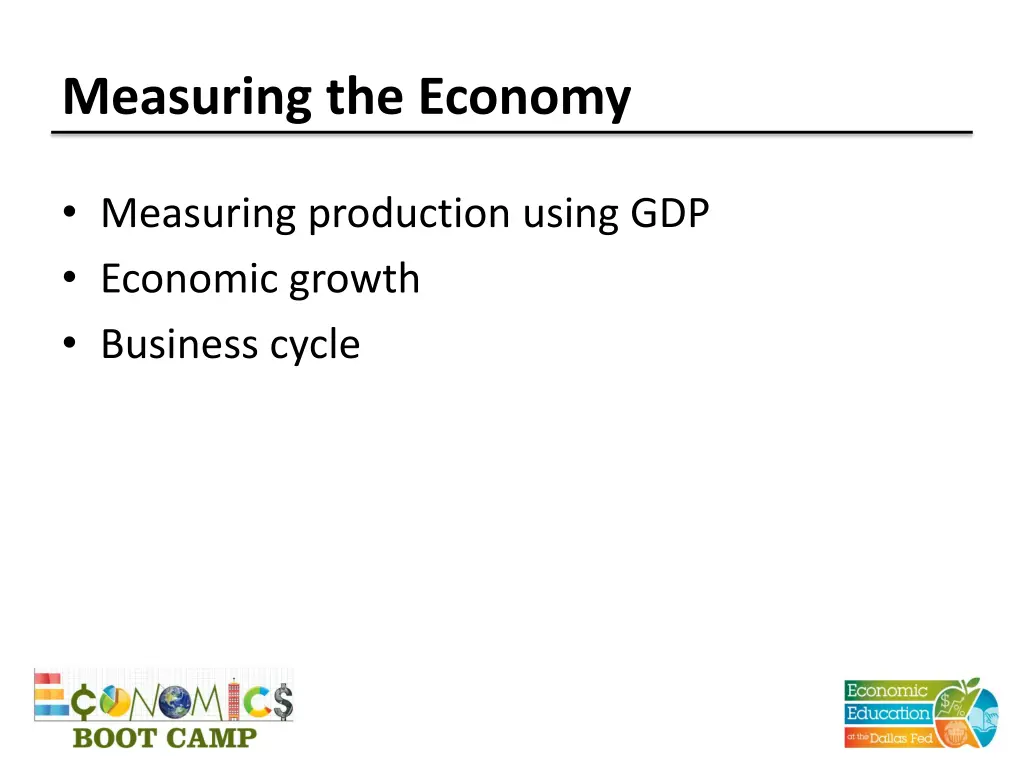 measuring the economy