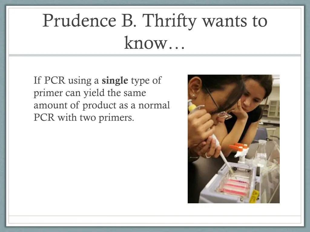 prudence b thrifty wants to know