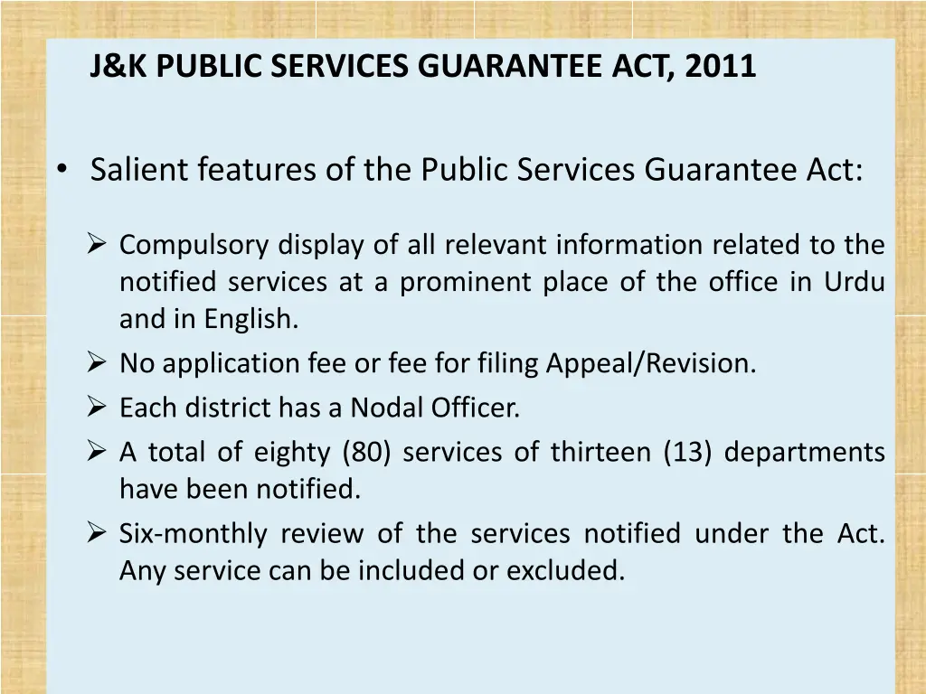 j k public services guarantee act 2011 5