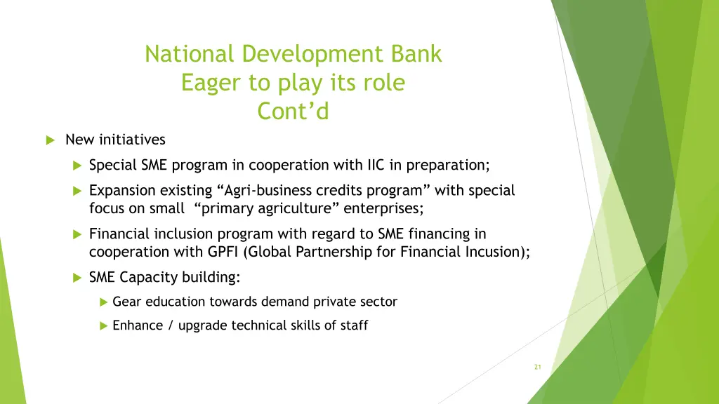 national development bank eager to play its role 1