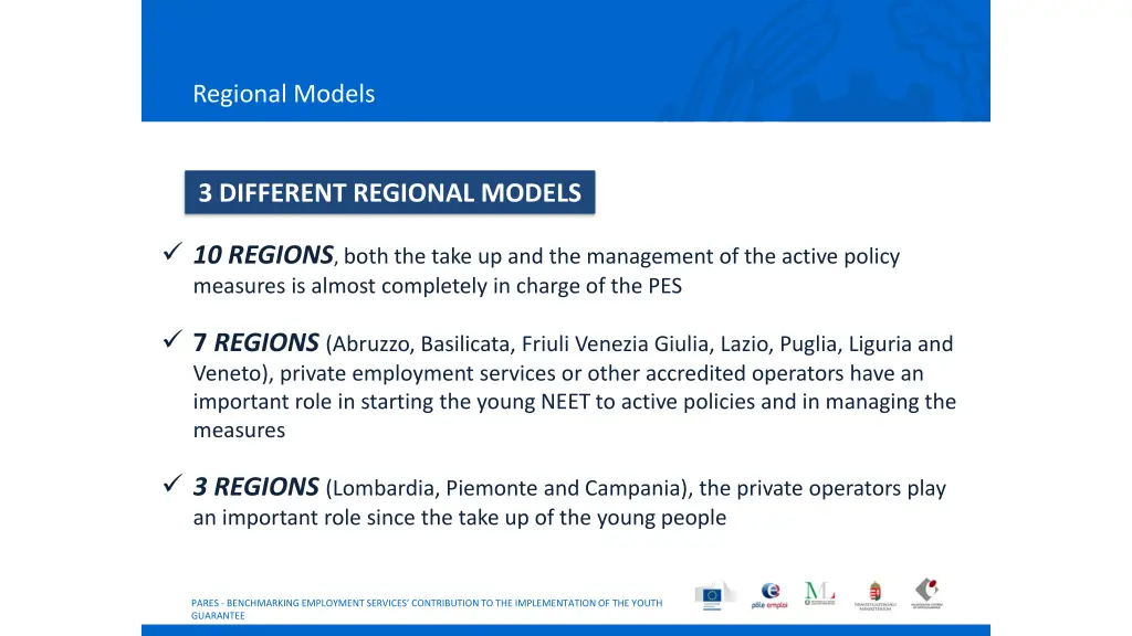 regional models