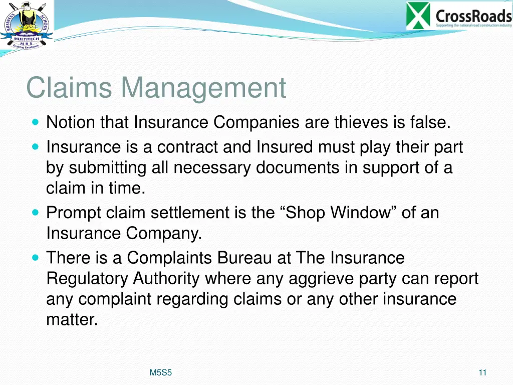 claims management notion that insurance companies