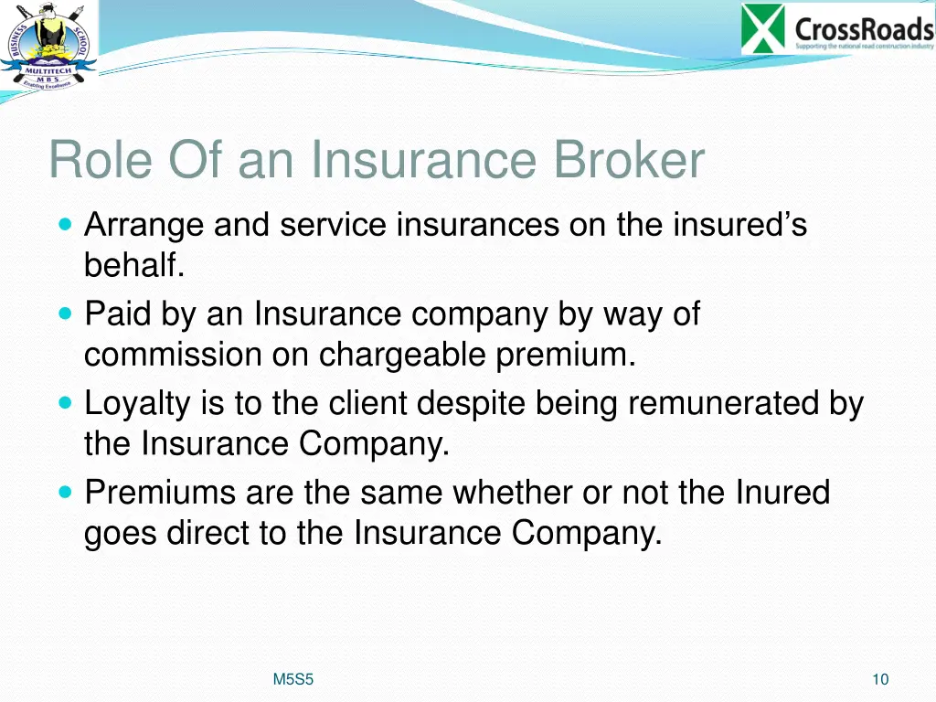 role of an insurance broker