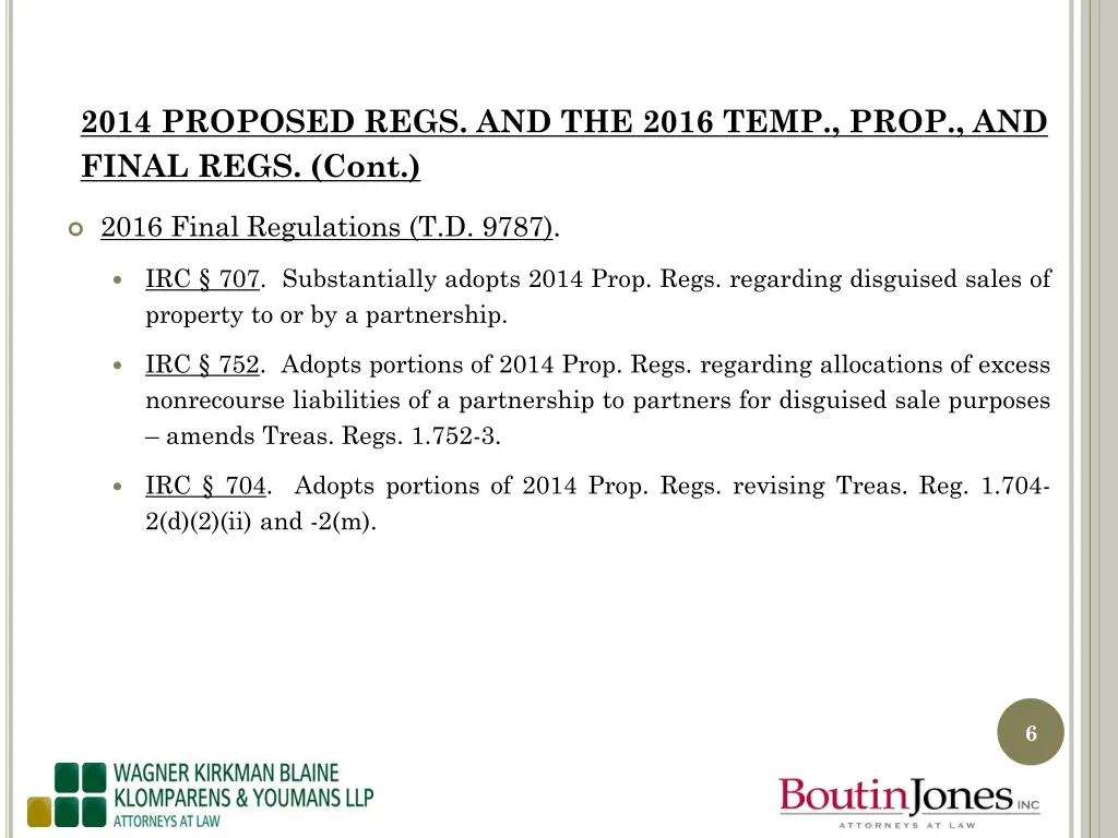 2014 proposed regs and the 2016 temp prop 1