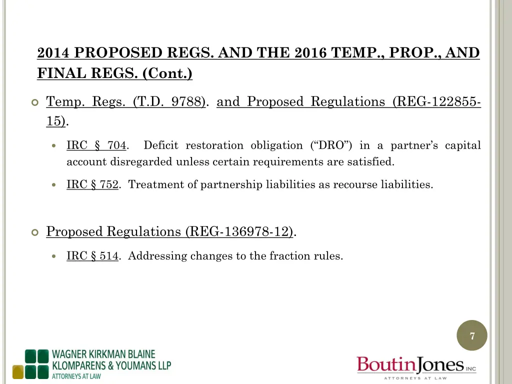 2014 proposed regs and the 2016 temp prop 2