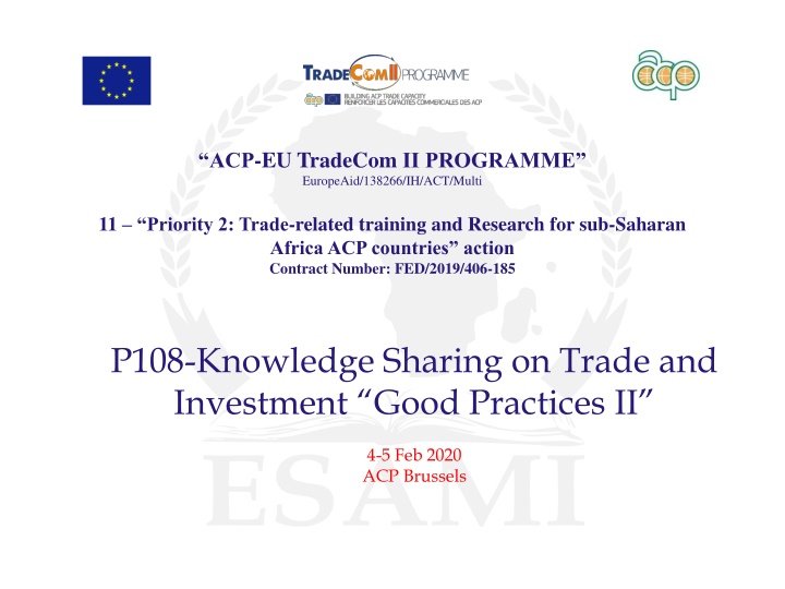 acp eu tradecom ii programme europeaid 138266