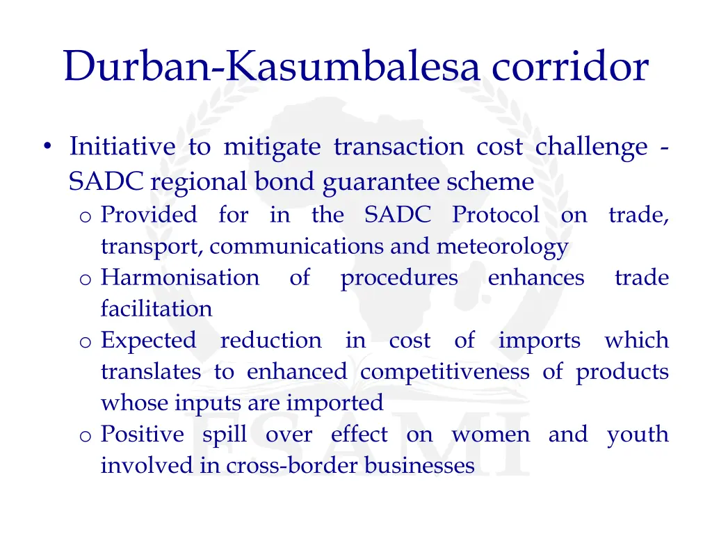 durban kasumbalesa corridor 1