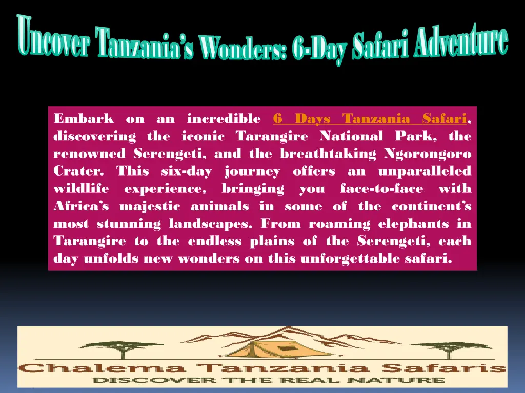 uncover tanzania s wonders 6 uncover tanzania 3