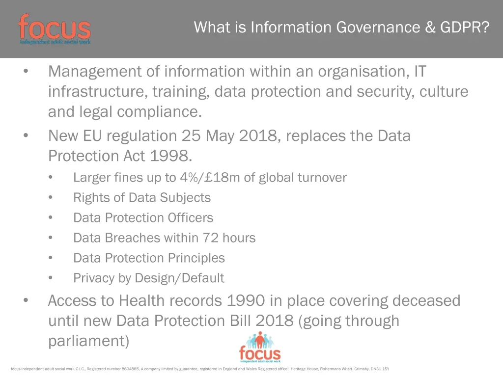 what is information governance gdpr