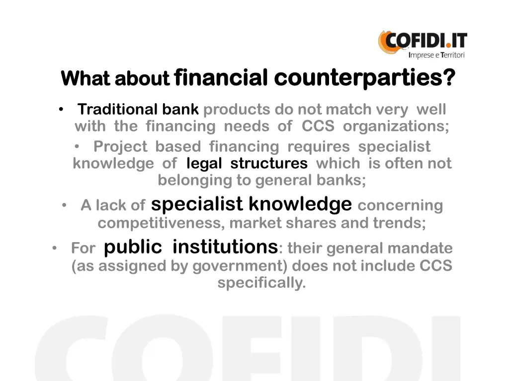 financial counterparties counterparties