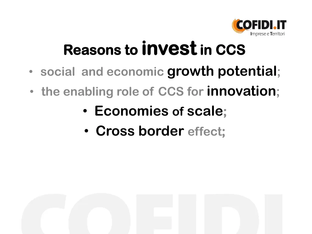 reasons to invest