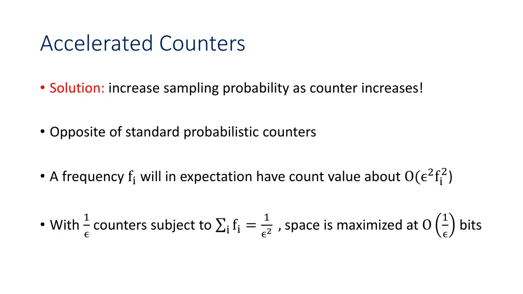 accelerated counters 2