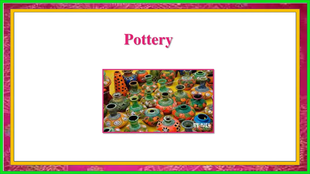 pottery